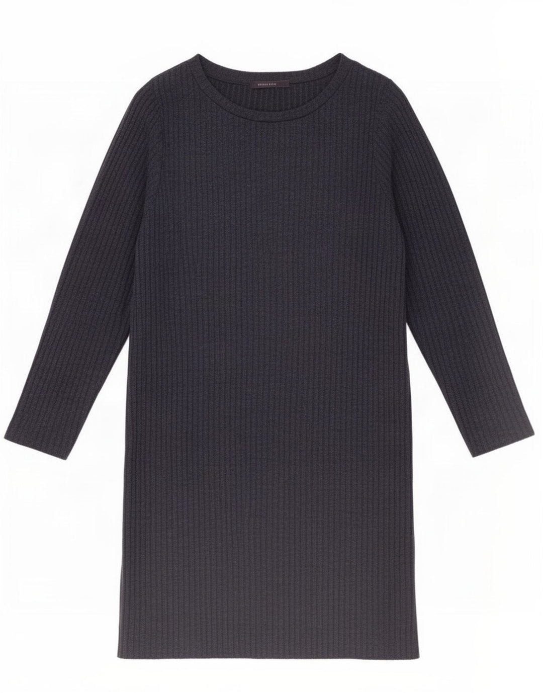 Marks & Spencer Robe basique à manches longues pour femme UK 16 Large Bleu marine