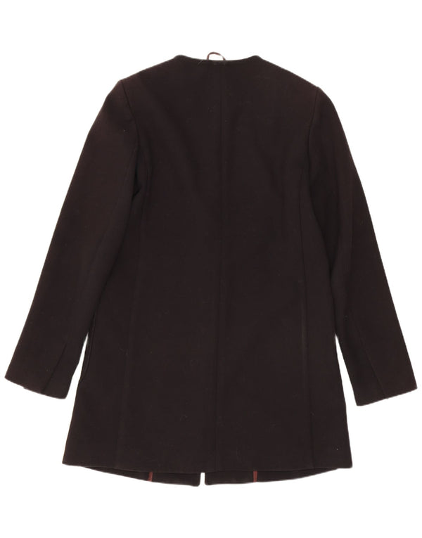 Benetton Pardessus Femme UK 12 Medium Noir