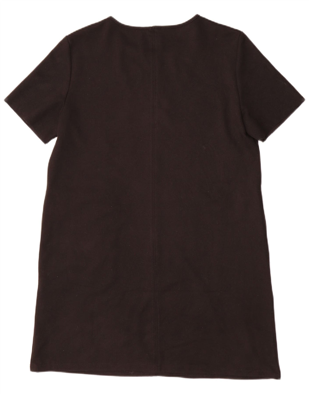 Zara Robe droite pour femme UK 16 Large Noir Polyester