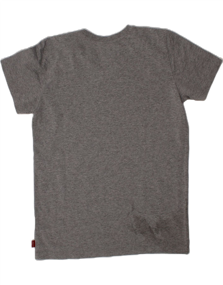LEVI'S Boys Graphic T-Shirt Top 13-14 Years Grey Cotton Vintage Levi's and Second-Hand Levi's from Messina Hembry 