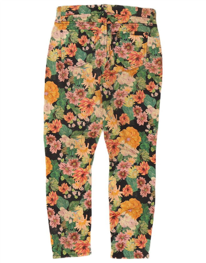 7 FOR ALL MANKIND Jean court pour femme W26 L24 Floral multicolore