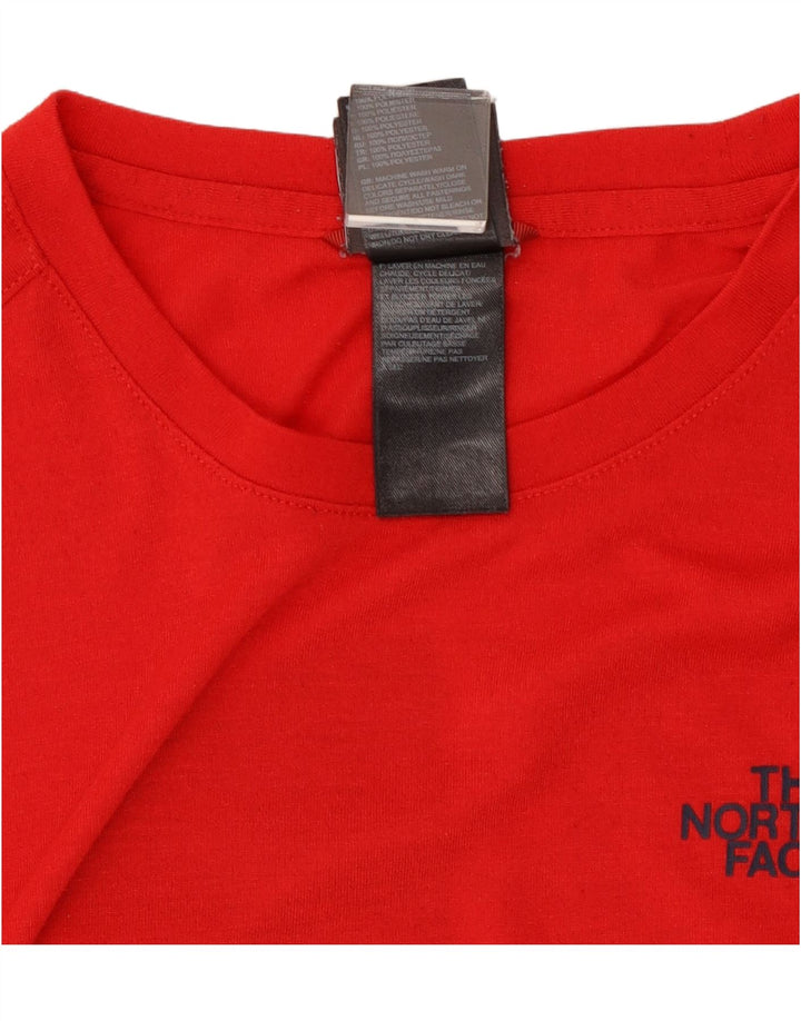 The North Face T-shirt graphique pour homme en polyester rouge moyen