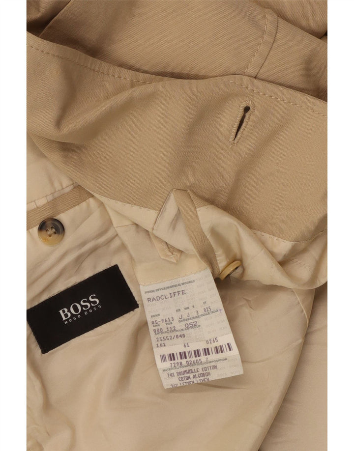 HUGO BOSS Veste Blazer 3 Boutons Homme EU 52 XL Coton Beige