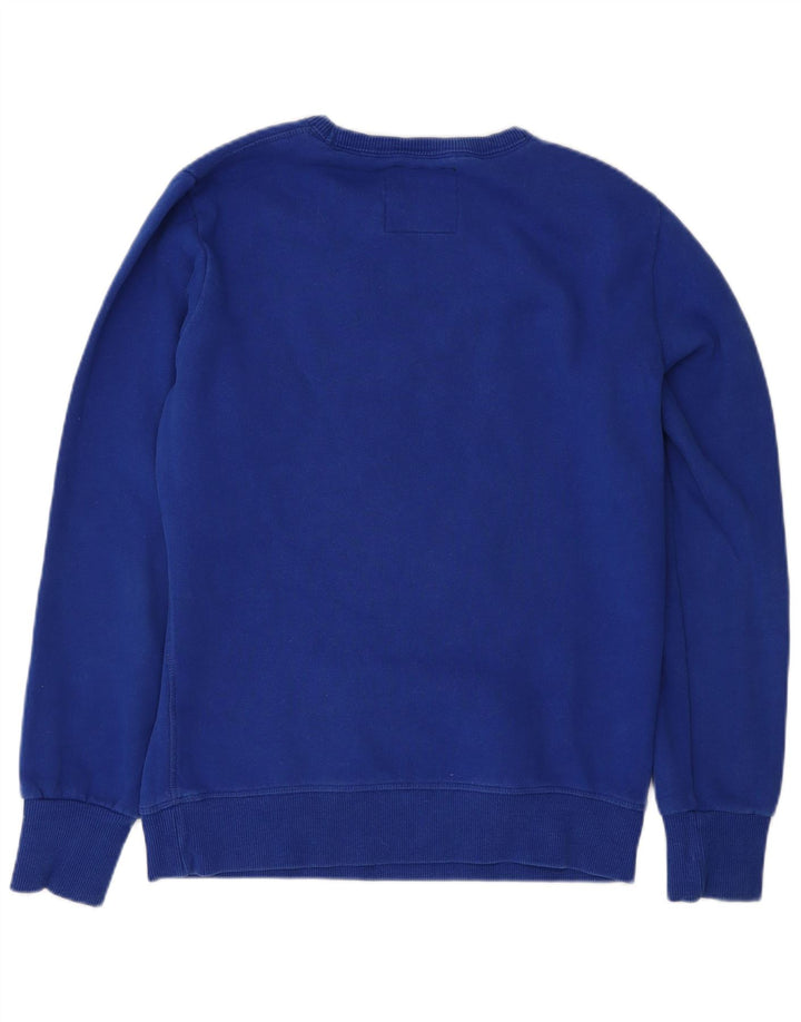 Superdry Sweat-Shirt Graphique Homme Bleu Moyen Coton