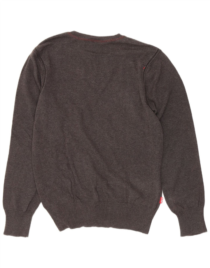 Levi's Pull Col V Homme Petit Gris Coton