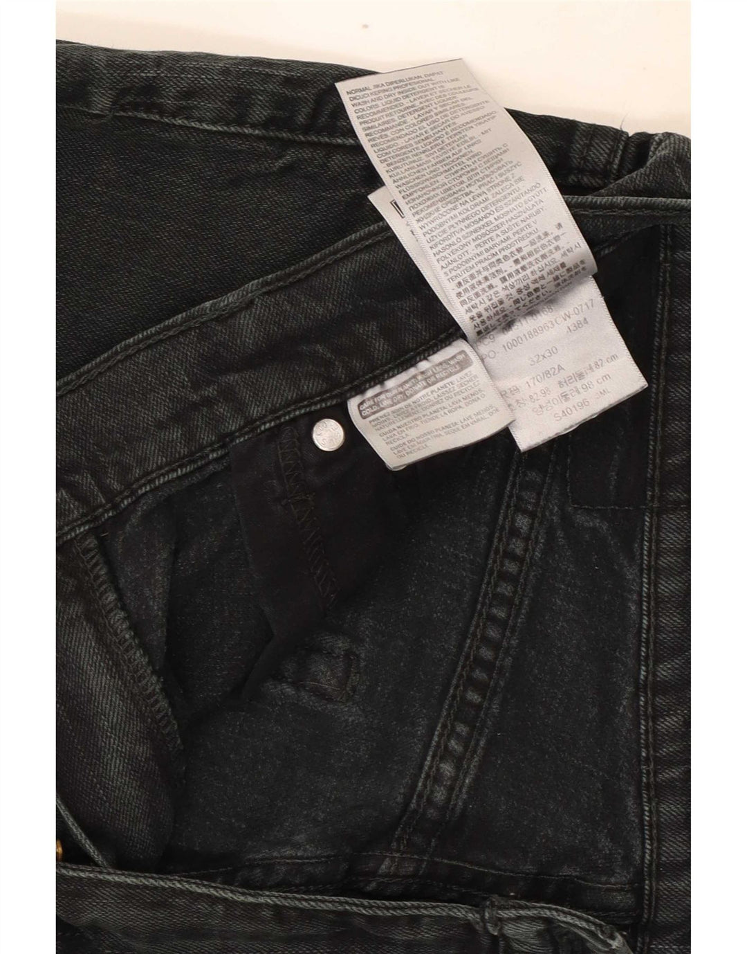 Levi's Jean Slim W32 L30 Homme Gris Coton