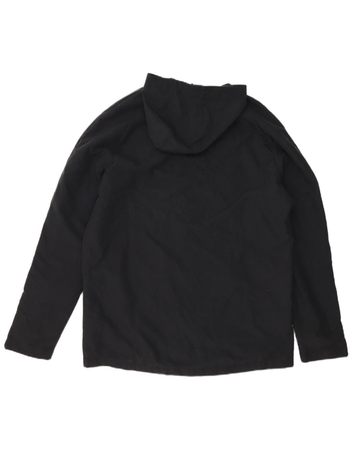 New Balance Veste de pluie à capuche graphique pour homme UK 40 Large Noir Polyester