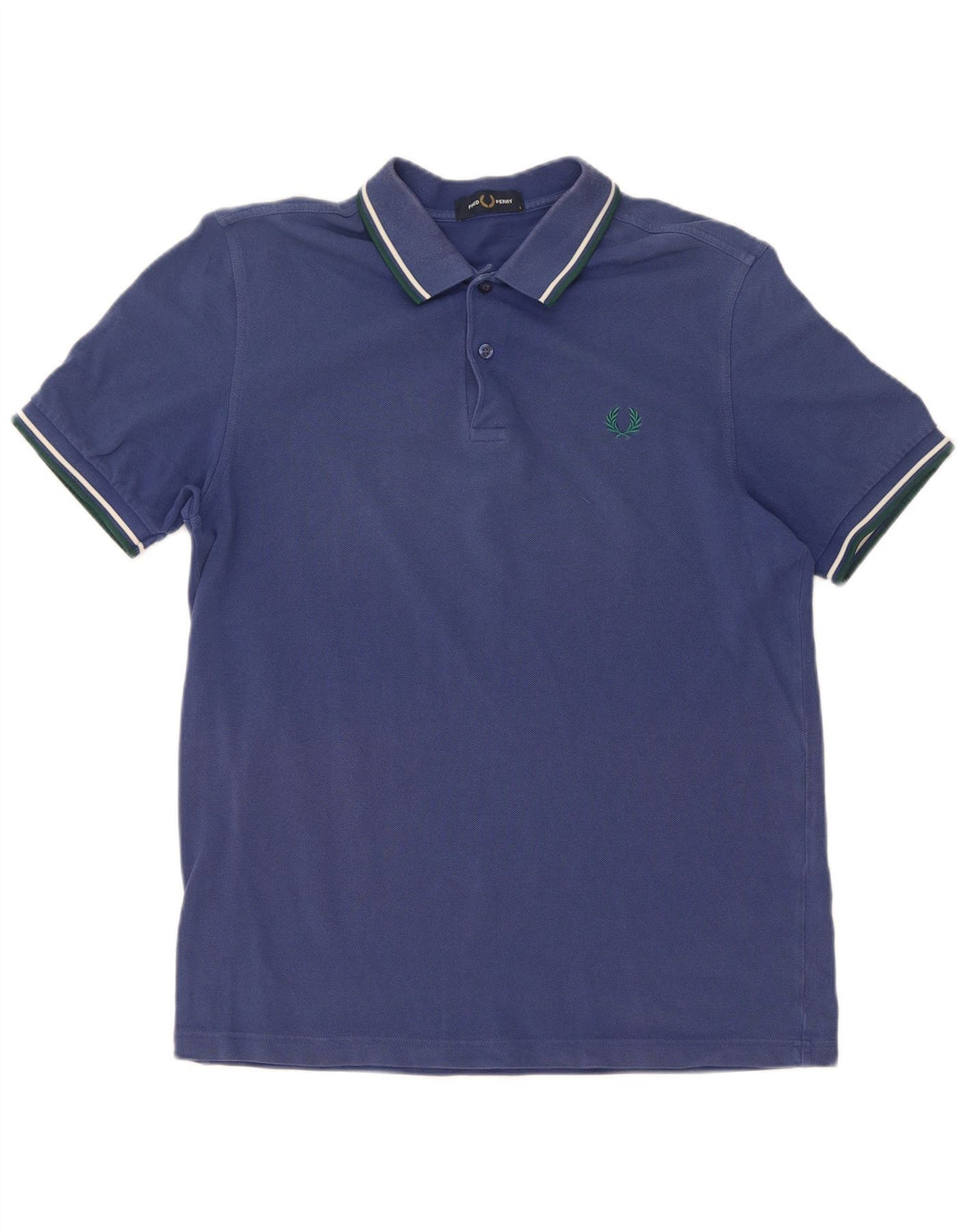 Fred Perry Polo Homme Grand Bleu Rayé Coton