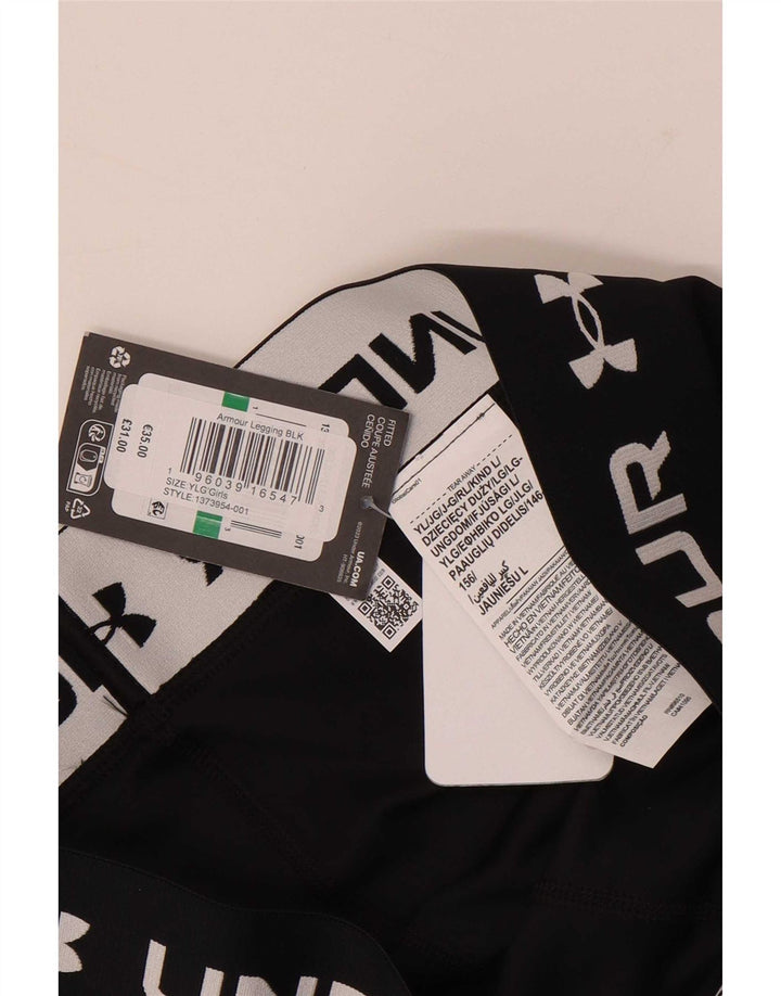 Under Armour Legging Graphique Fille 12-13 ans Noir Polyamide
