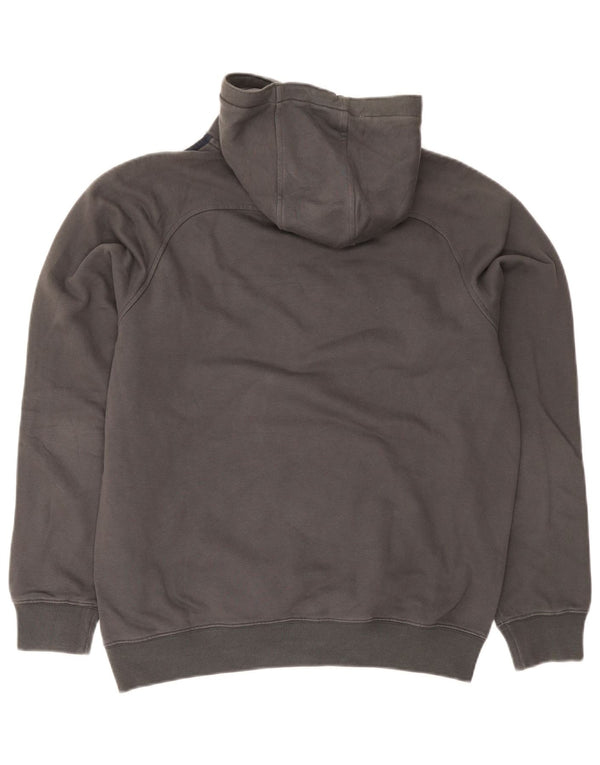 Champion Pull à capuche graphique pour homme, grand, gris, coton, sport