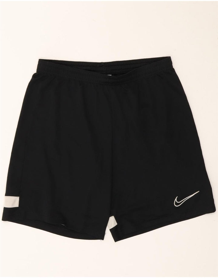 NIKE Womens Dri Fit Sport Shorts UK 10 Small Black Polyester Vintage Nike and Second-Hand Nike from Messina Hembry 