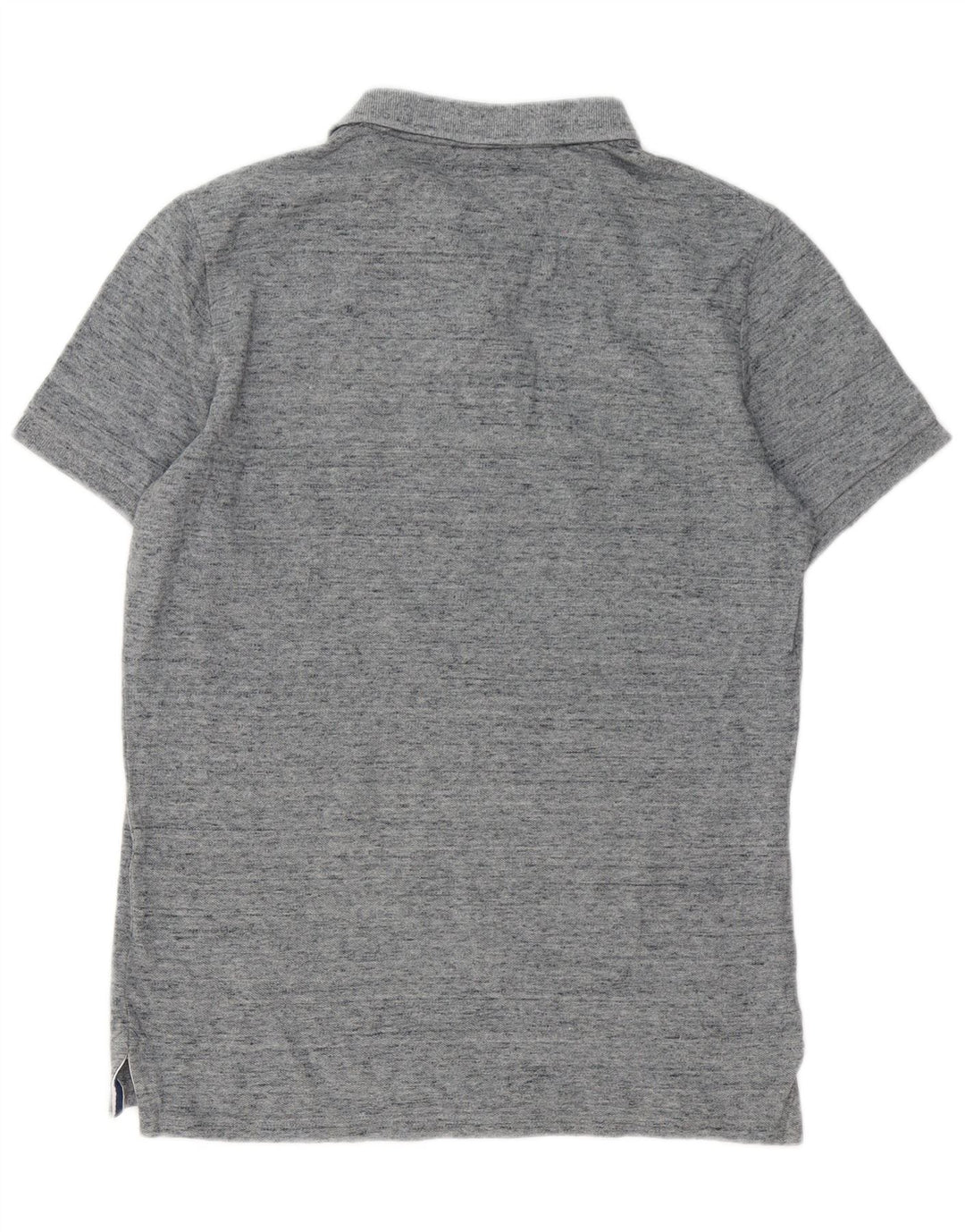 Superdry Polo Graphique Homme Gris Moyen Moucheté Coton