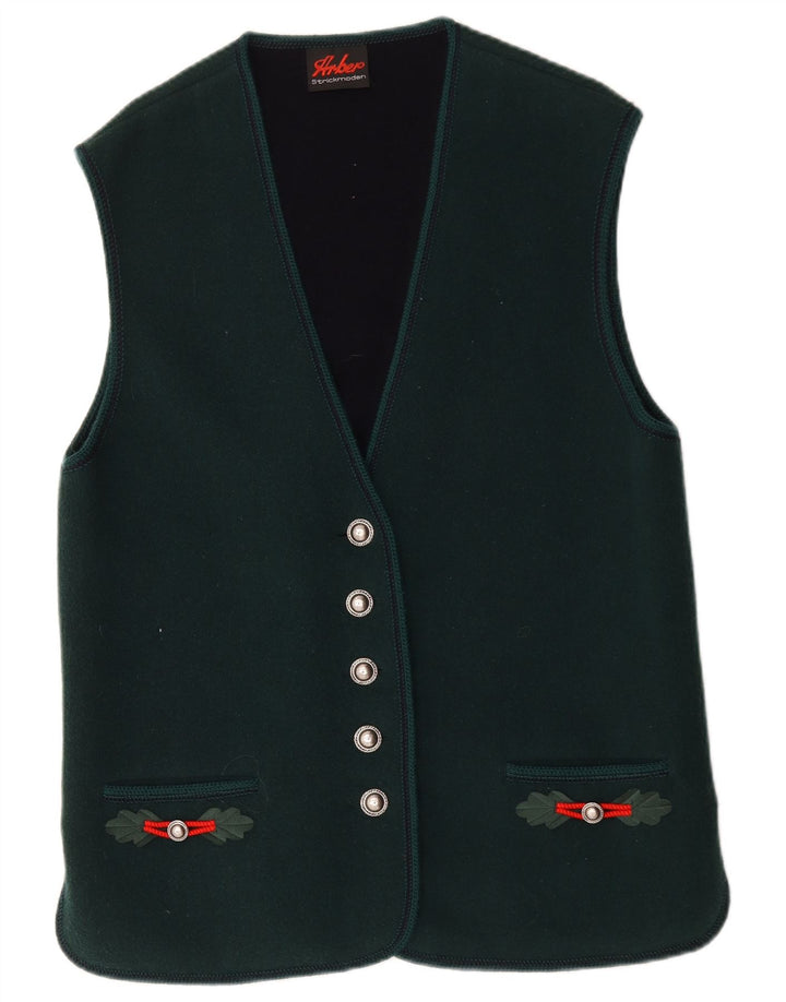 Arber Strickmoden Gilet Femme UK 18 XL Vert Laine