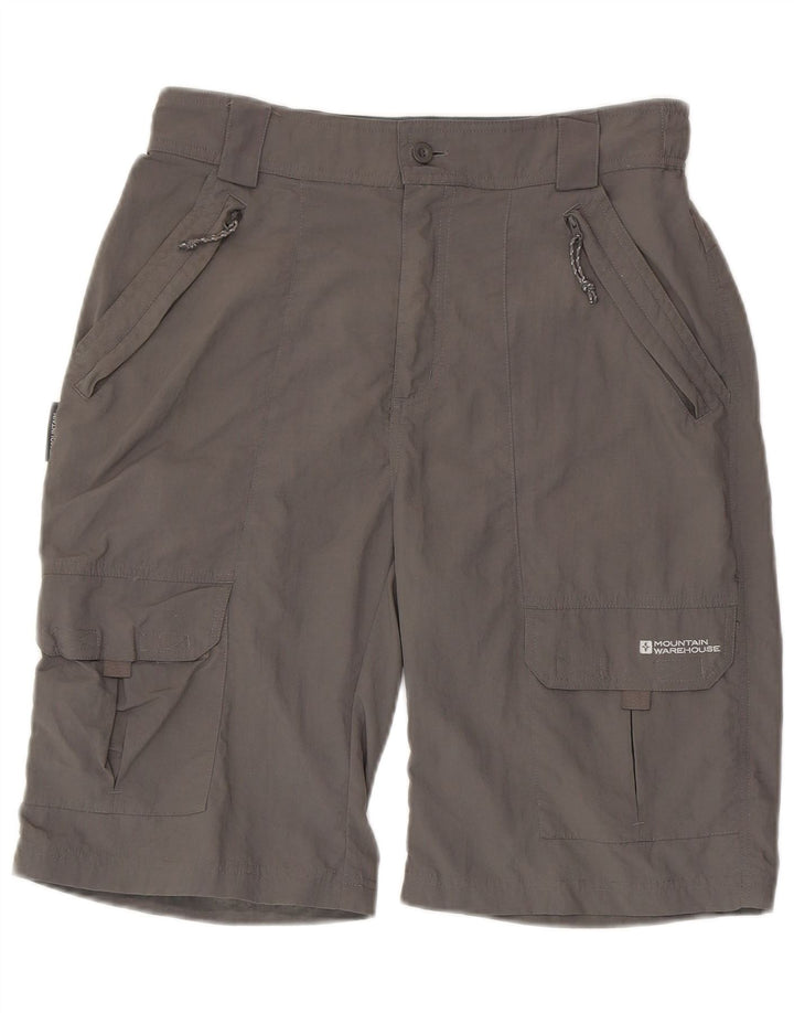 Mountain Warehouse Short cargo W30 en nylon gris moyen pour homme