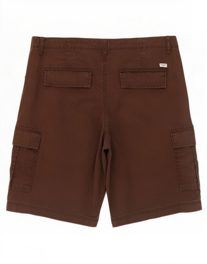 Jack & Jones Short Cargo Homme Large W34 Coton Marron