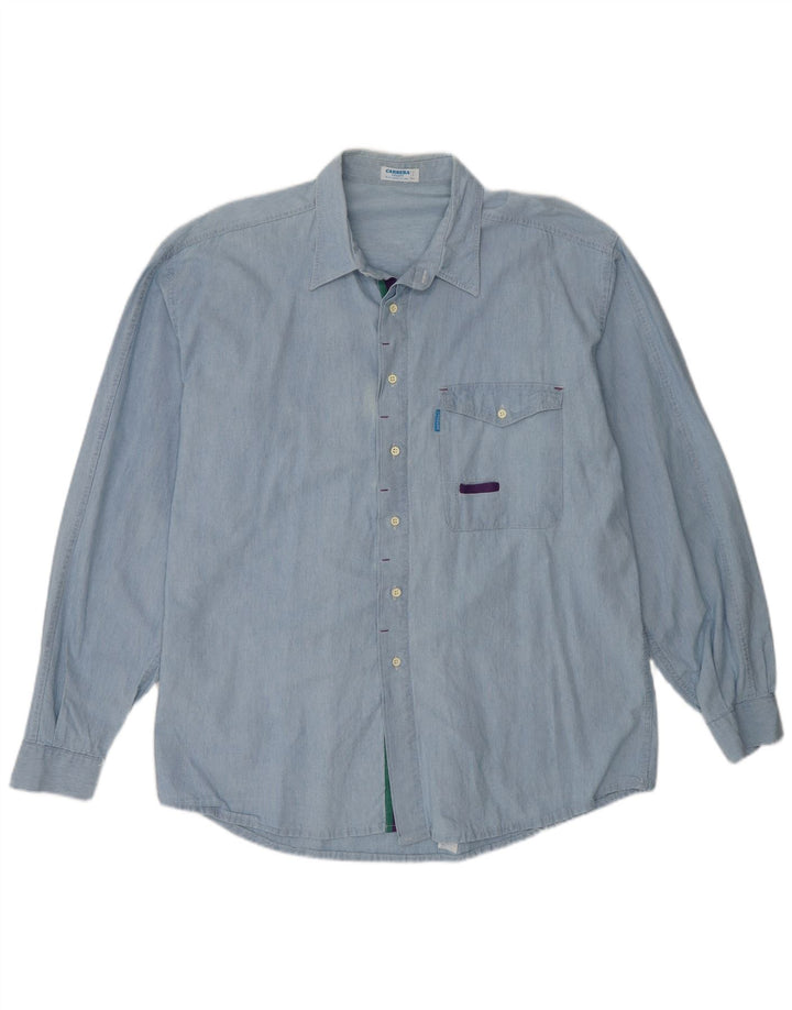 Carrera Chemise Homme XL Bleu Coton
