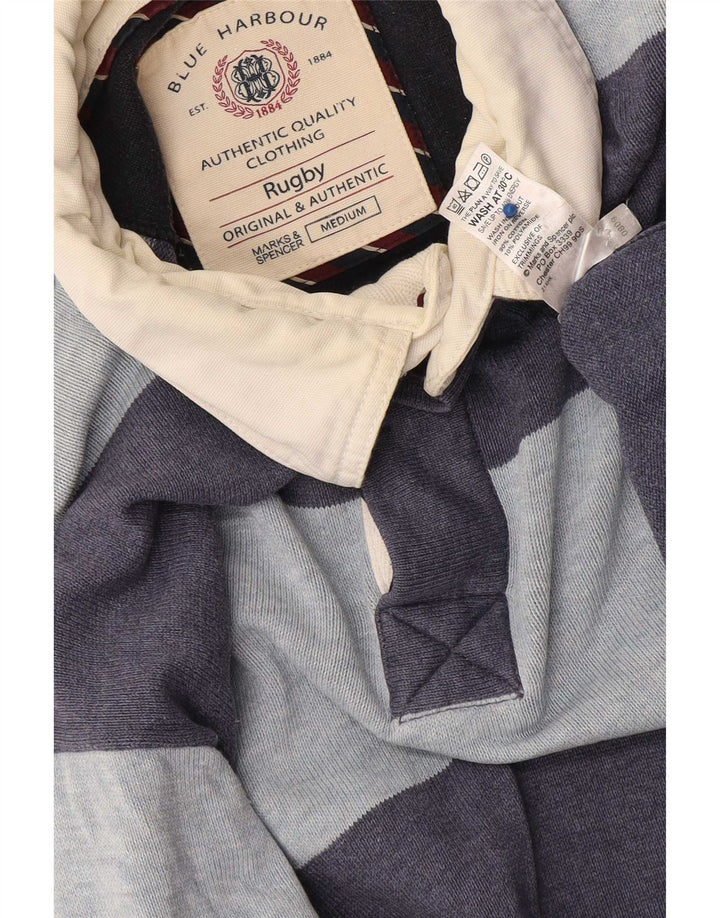Marks & Spencer Polo Blue Harbour Rugby Homme Bleu Moyen Rayé