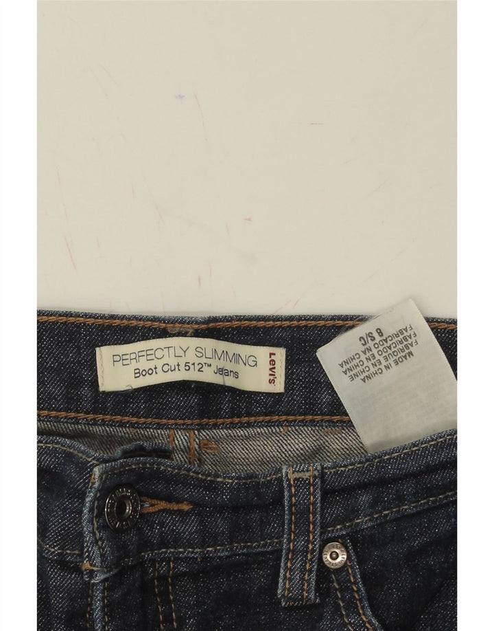 LEVI'S Womens 512 Bootcut Jeans US 8 Medium W30 L26 Blue Vintage Levi's and Second-Hand Levi's from Messina Hembry 