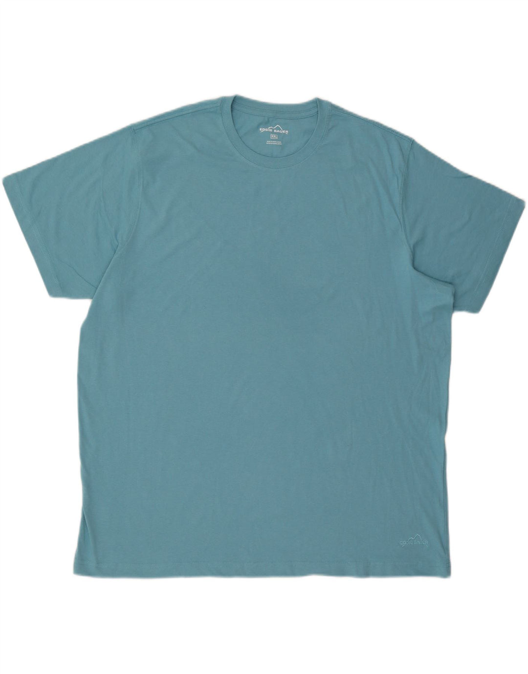 EDDIE BAUER T-Shirt Homme Top 2XL Bleu Coton