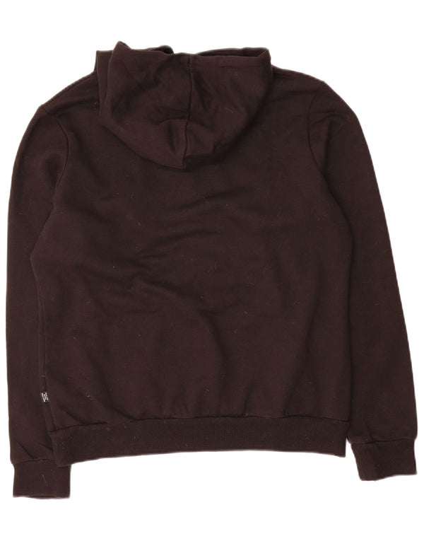 Puma Pull à capuche graphique pour femme UK 14 Noir moyen