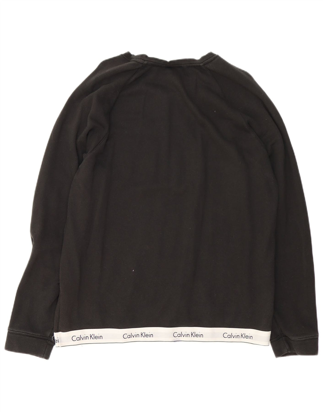 Calvin Klein Sweat-shirt graphique pour homme XL en coton color block noir