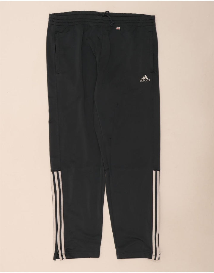 Adidas Pantalon de survêtement pour homme UK 42/44 Large Gris Polyester
