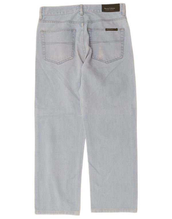 Henry Cottons Jean droit femme W31 L26 bleu coton