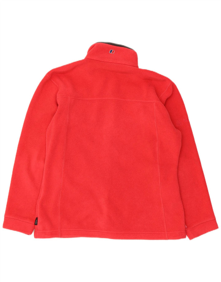 Berghaus Veste Polaire Femme UK 14 Large Rouge Polyester