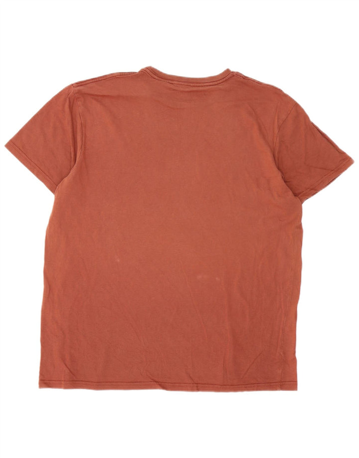 Volcom T-shirt graphique pour hommes, grand, en coton marron