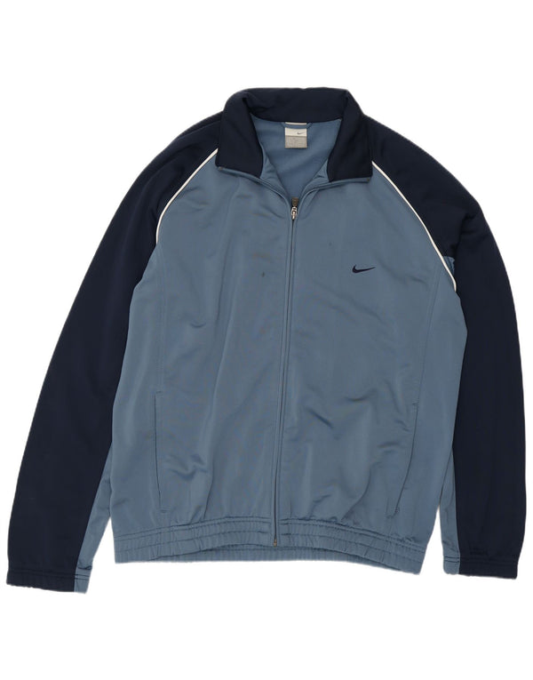 Nike Veste de survêtement pour homme UK 41/43 Large Bleu marine Colourblock