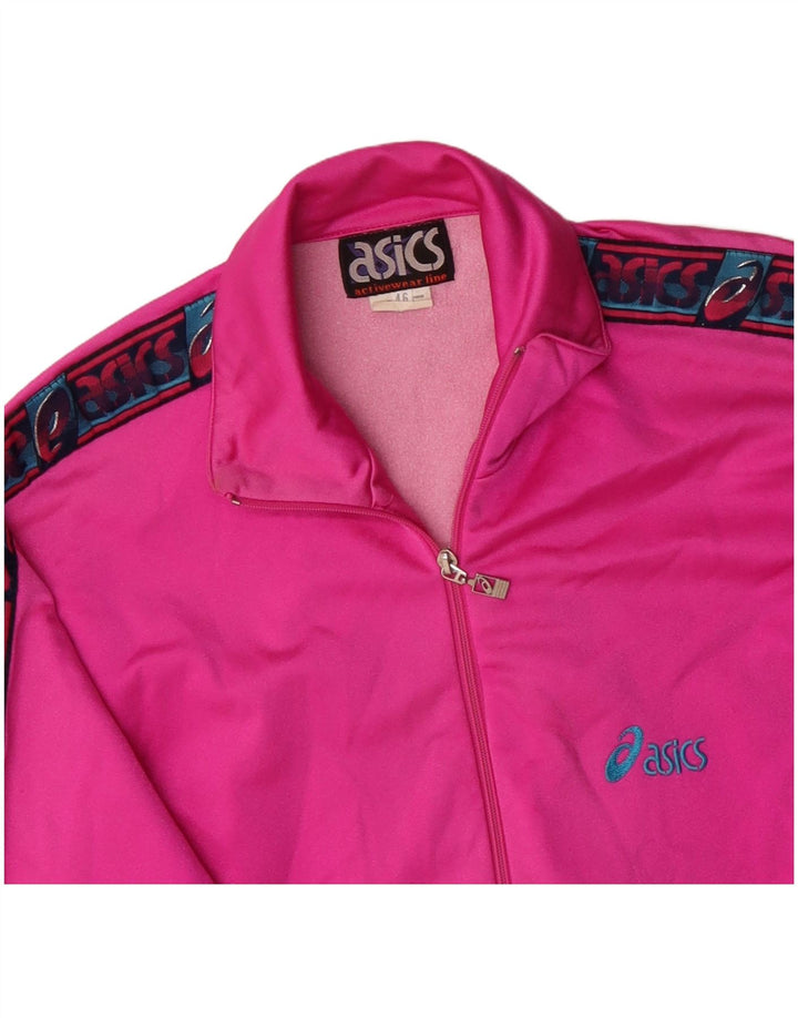 ASICS Veste de survêtement graphique pour hommes IT 46 Small Rose Colourblock