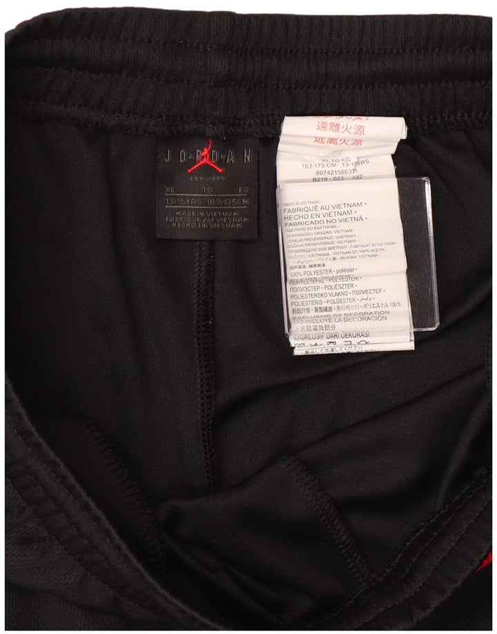 Jordan Short de sport graphique pour garçon 13-14 ans XL Noir Polyester