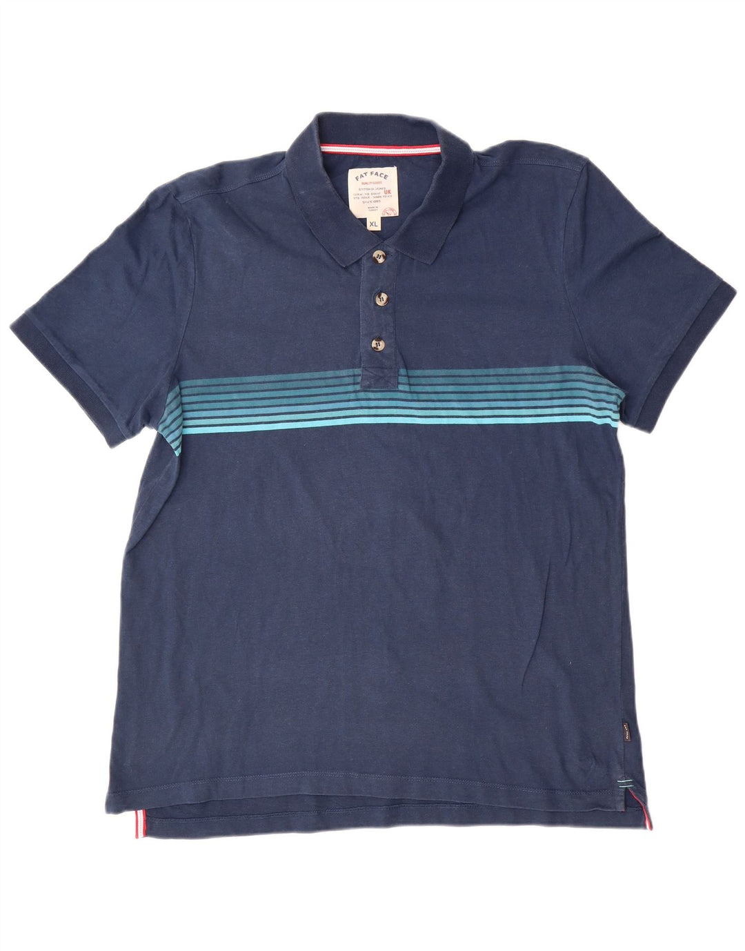 Polo Homme Fat Face XL Bleu Marine Rayé