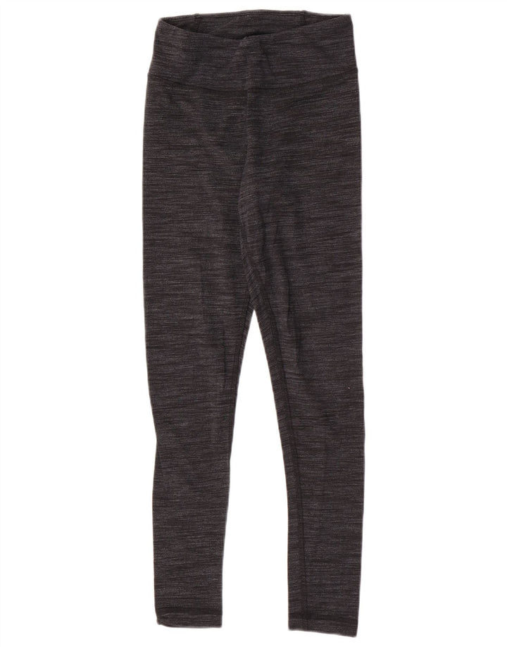 Reebok Leggings Femme UK 4/6 XS Gris Moucheté