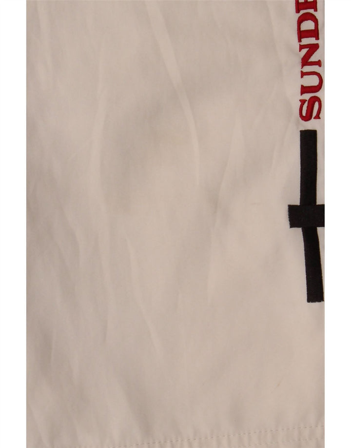 Sundek Short de bain graphique pour homme Grand polyester blanc