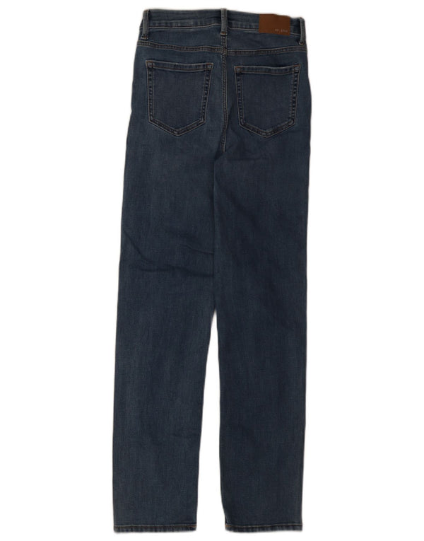 Marks & Spencer Jean droit Sienna pour femme UK 8 Small W26 L28 Bleu Coton