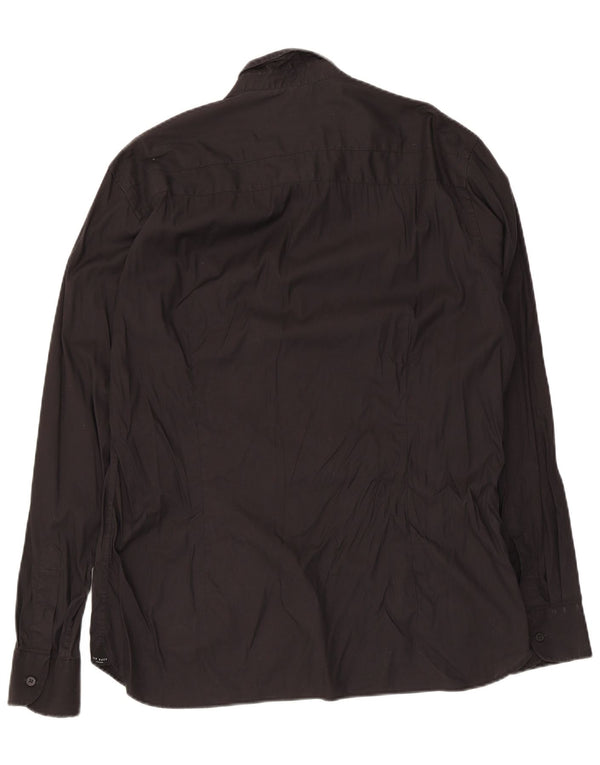 Ted Baker Chemise Homme Taille 5 XL Coton Noir