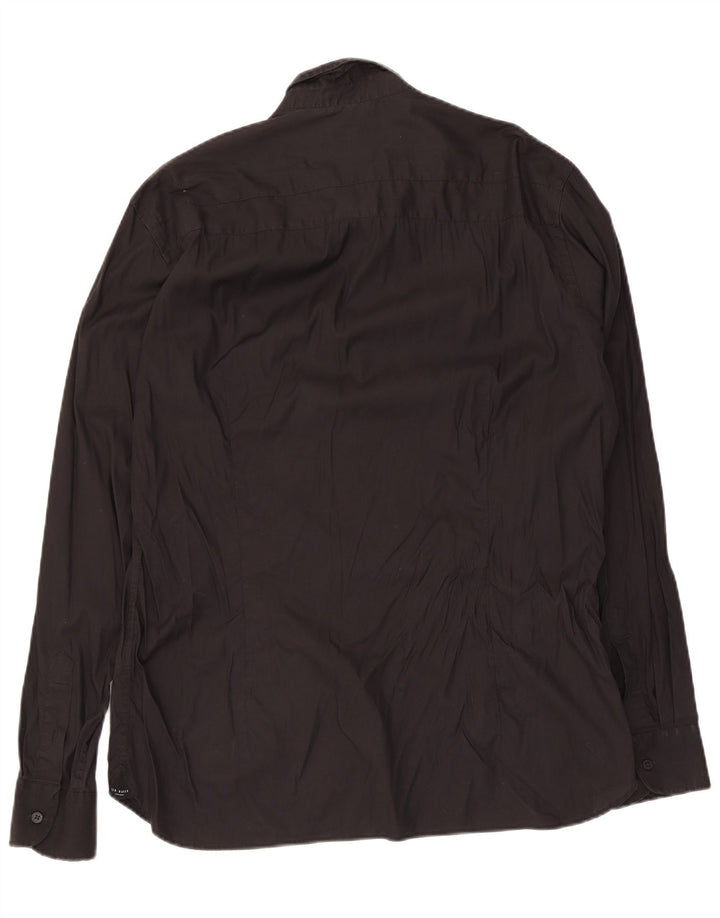 Ted Baker Chemise Homme Taille 5 XL Coton Noir