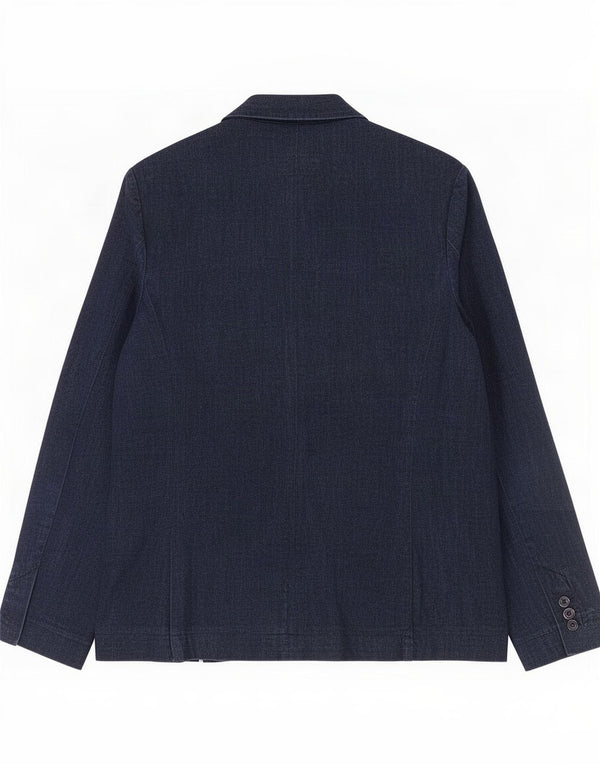 Marks & Spencer Veste blazer à 1 bouton pour femme UK 14 Bleu marine moyen