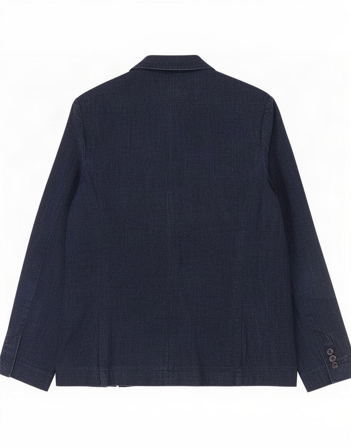 Marks & Spencer Veste blazer à 1 bouton pour femme UK 14 Bleu marine moyen