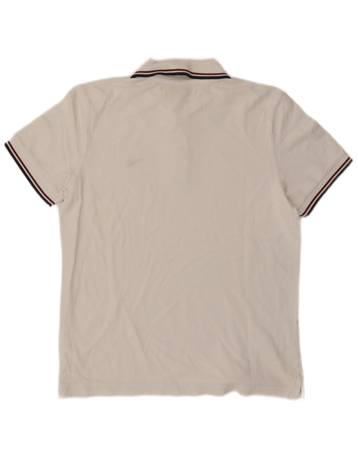 Diadora Polo Homme Petit Blanc