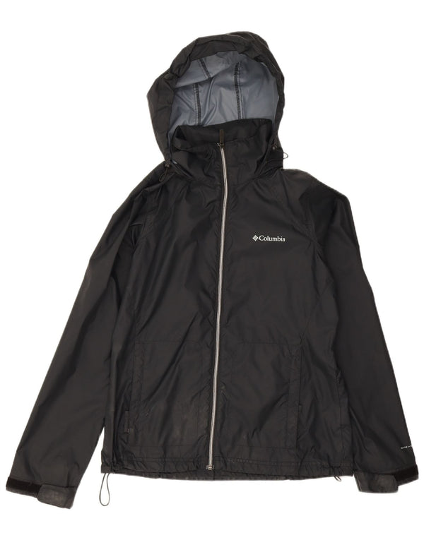 Columbia Veste de pluie à capuche Omni-Shield pour homme UK 38 Medium Noir Nylon