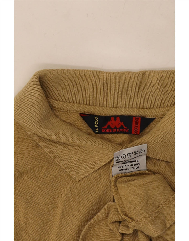 KAPPA Polo Homme 3XL Beige Coton