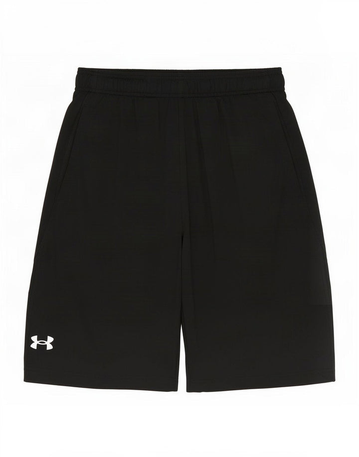 Under Armour Short de Sport Homme Noir Moyen Polyester