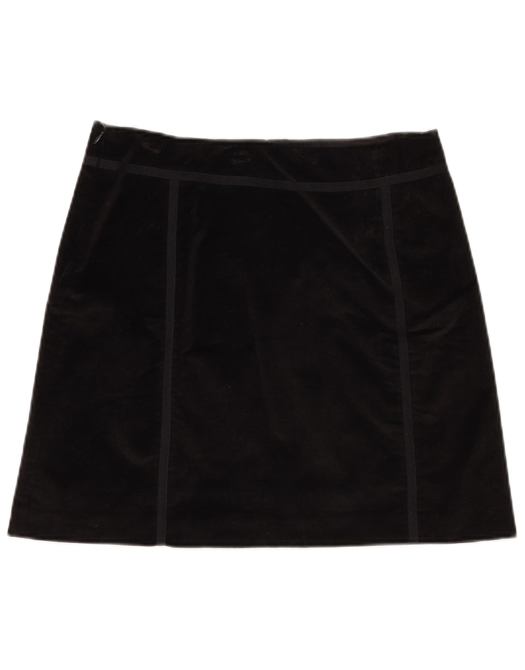 Penny Black Mini jupe en velours pour femme UK 12 Medium W30 Viscose noire