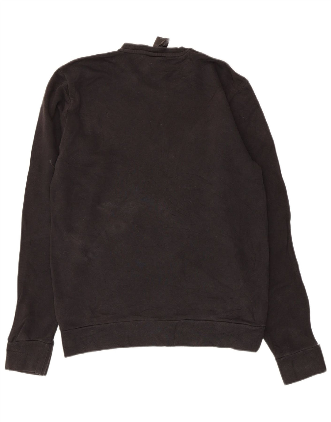 Adidas Sweat-shirt pour homme en coton noir Taille S