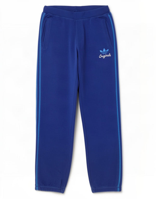Adidas Pantalon de survêtement pour femme Joggers UK 10 Petit Bleu Coton