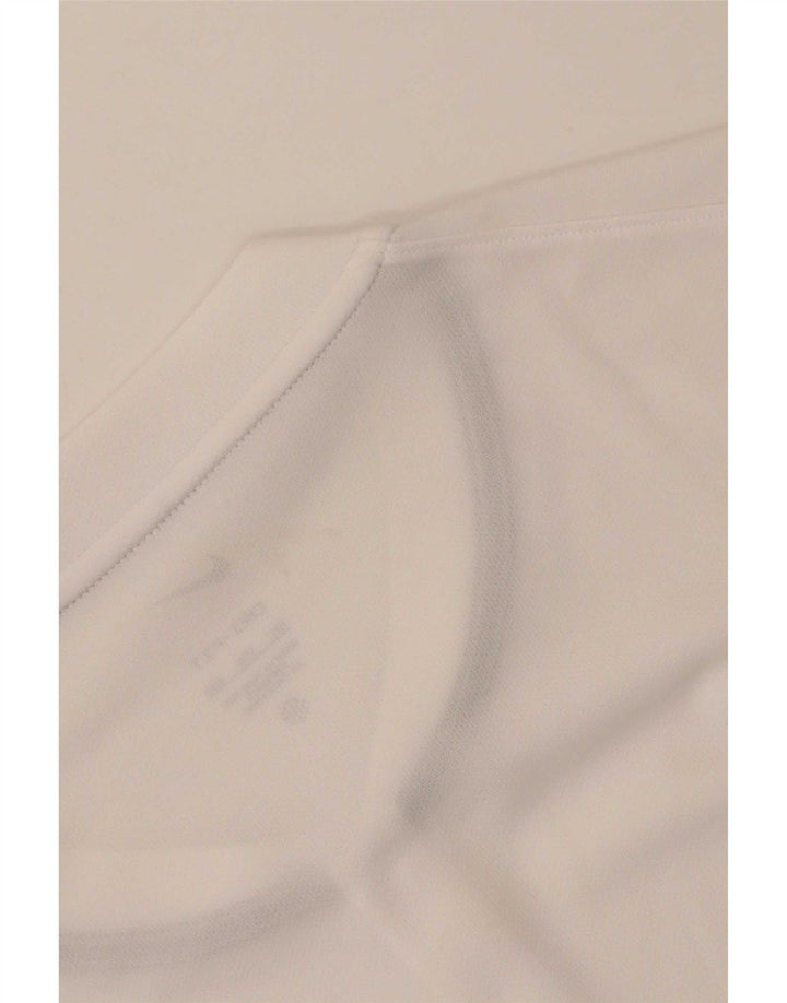 Nike Hommes Dri Fit T-Shirt Haut 2XL Blanc Polyester