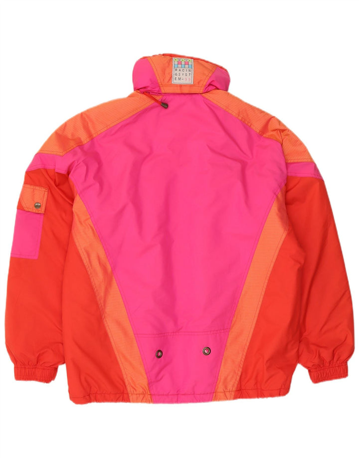 veste de ski à capuche vintage pour homme IT 46 petit colourblock multicolore