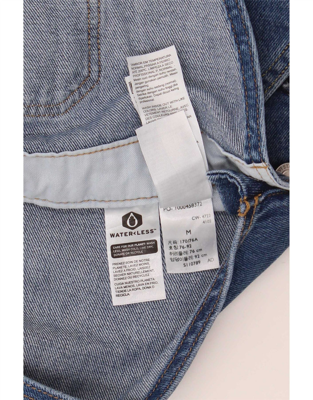 Levi's Jean Cargo Salopette Homme Moyen W36 L30 Bleu Coton